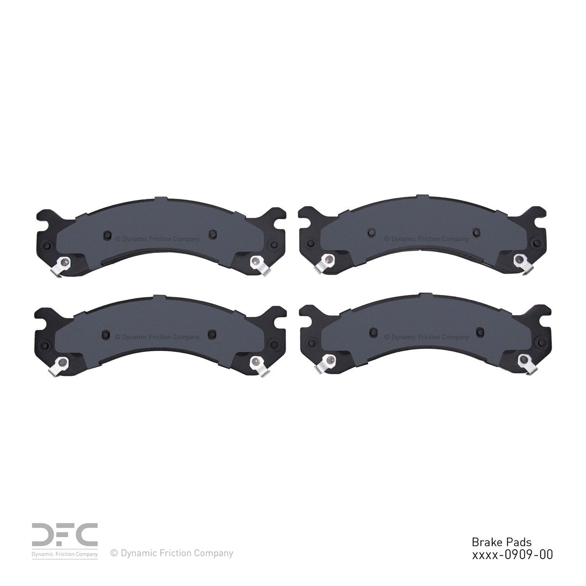 DFC 01-10 Chevrolet Silverado 3500 Rear 5000 Advanced Ceramic Brake Pads