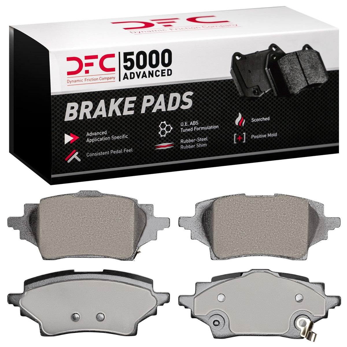 DFC 18-22 Toyota C-HR Rear 5000 Advanced Ceramic Brake Pads