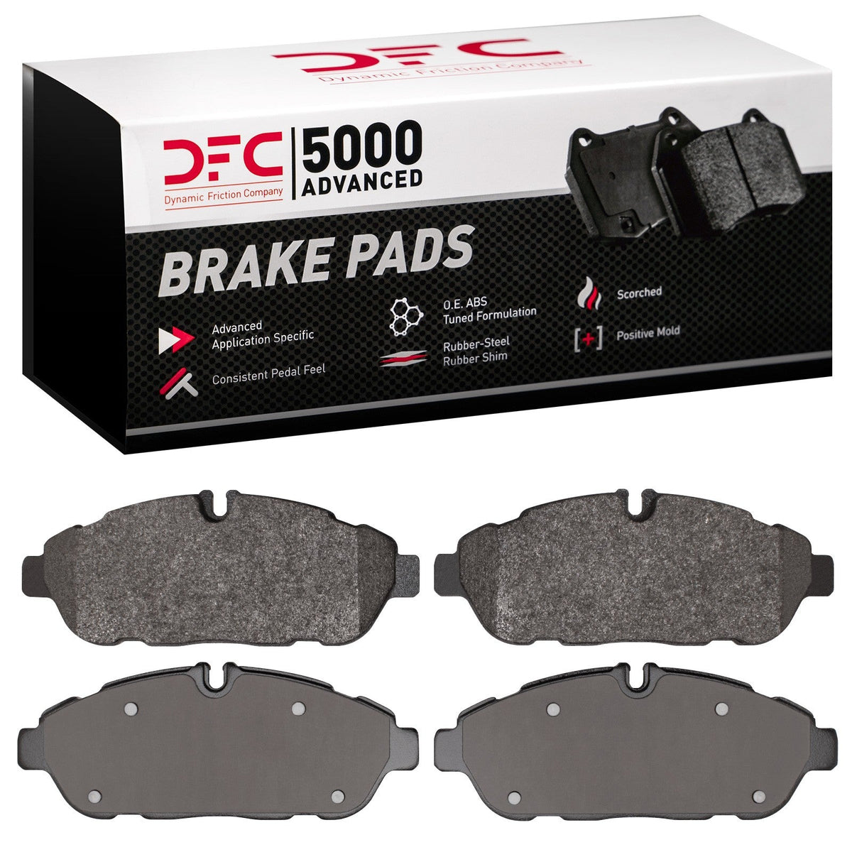 DFC 20-25 Ford Transit-250 Front 5000 Advanced Semi Metallic Brake Pads