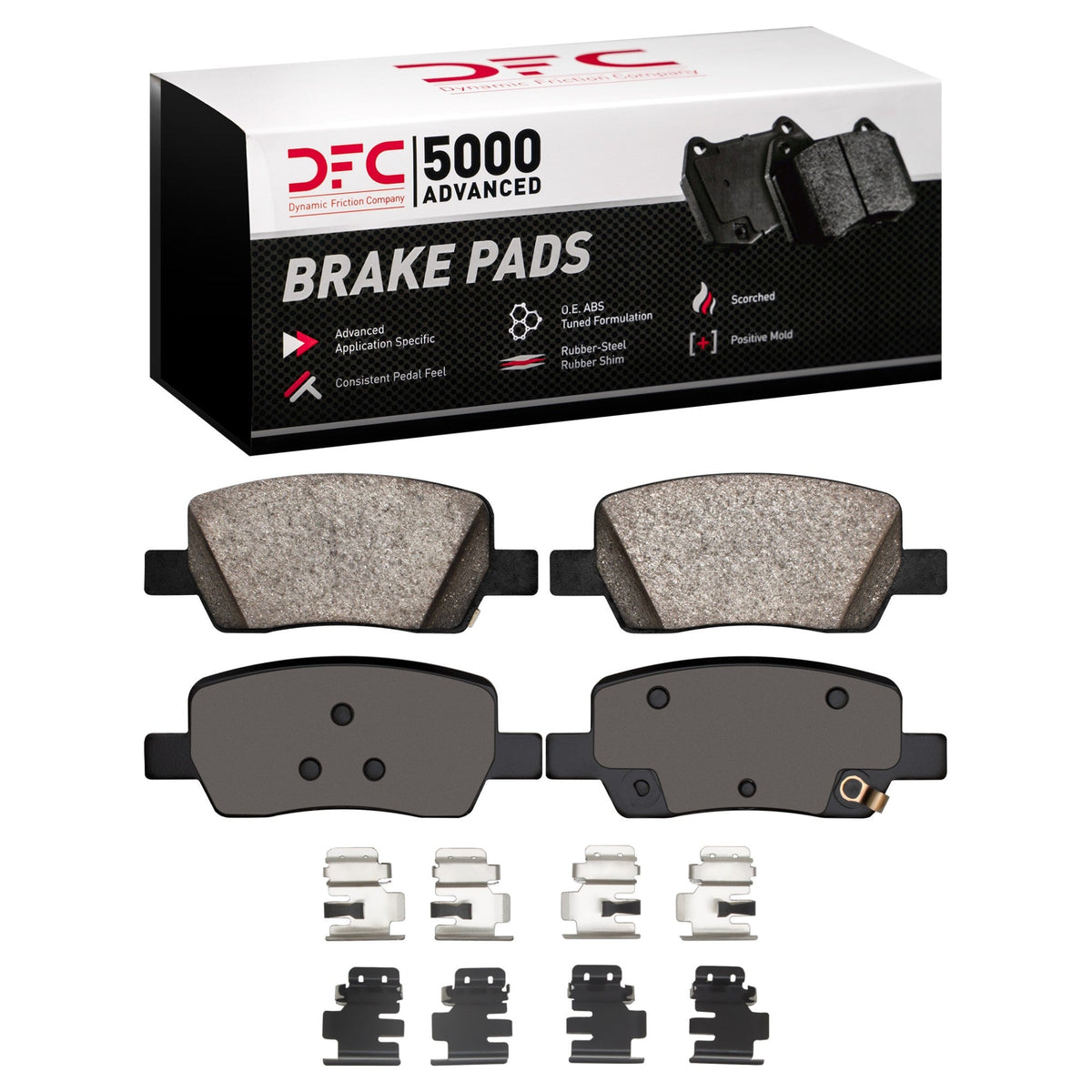 DFC 21-26 Hyundai Palisade Rear 5000 Advanced Ceramic Brake Pads and Hardware Kit