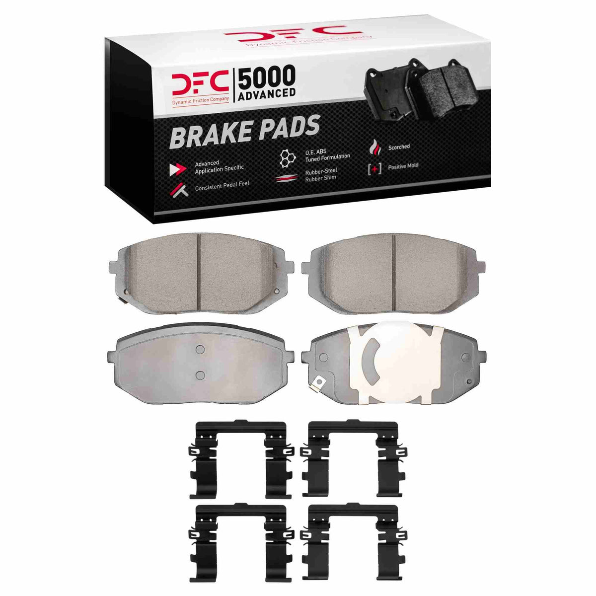 DFC 22-25 Hyundai Tucson Front 5000 Advanced Ceramic Brake Pads and Hardware Kit