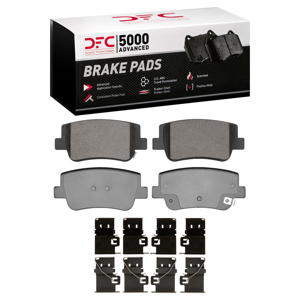 DFC 21-25 Hyundai Sonata Rear 5000 Advanced Ceramic Brake Pads and Hardware Kit