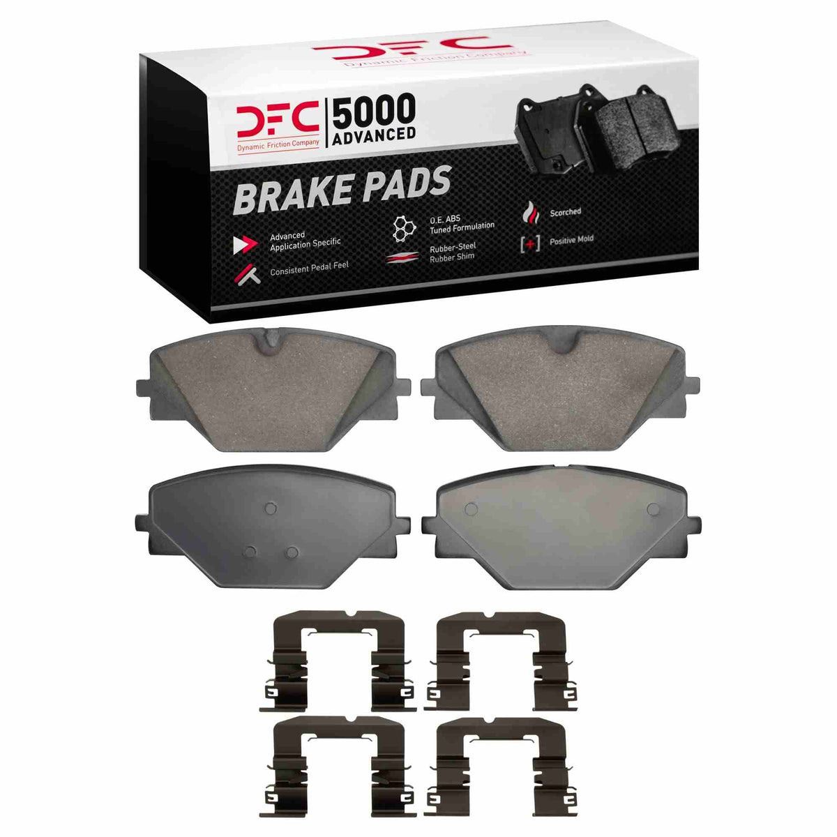 DFC 22-24 Land Rover Range Rover Sport Rear 5000 Advanced Ceramic Brake Pads and Hardware Kit