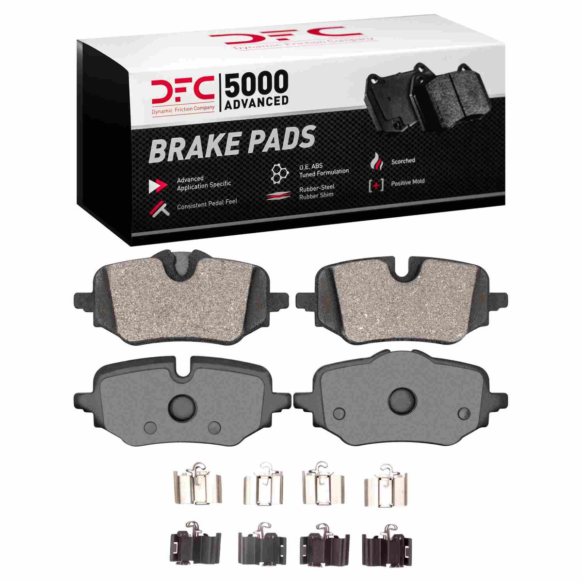 DFC 23-26 BMW 228I xDrive Gran Coupe Rear 5000 Advanced Low Metallic Brake Pads and Hardware Kit