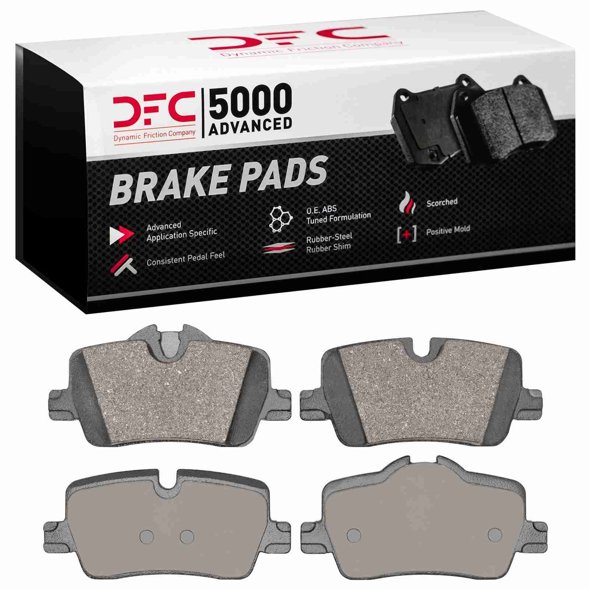 DFC 21-24 BMW 320I (Mexico) Rear 5000 Advanced Low Metallic Brake Pads
