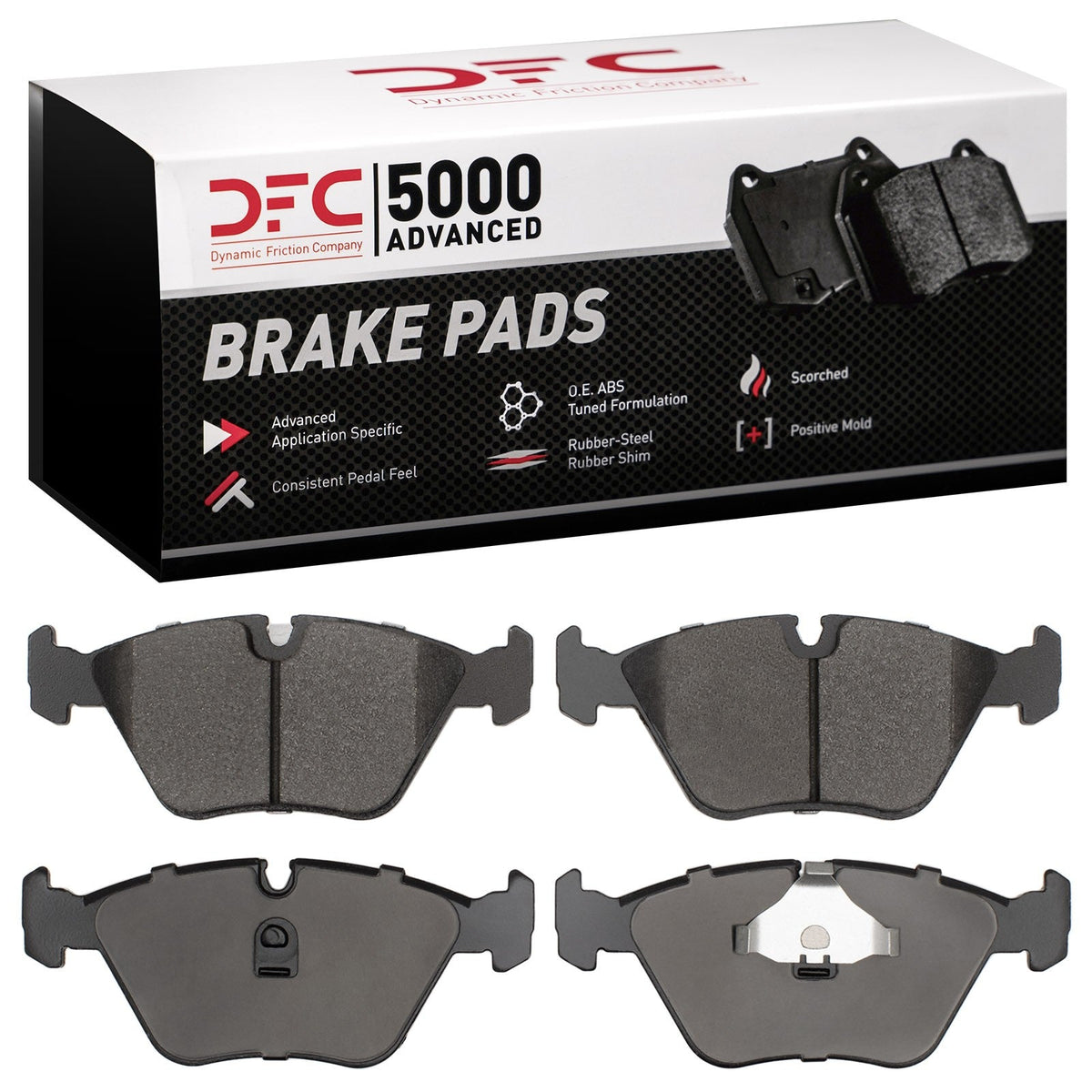 DFC 98-06 Jaguar XJ8 Front 5000 Advanced Low Metallic Brake Pads