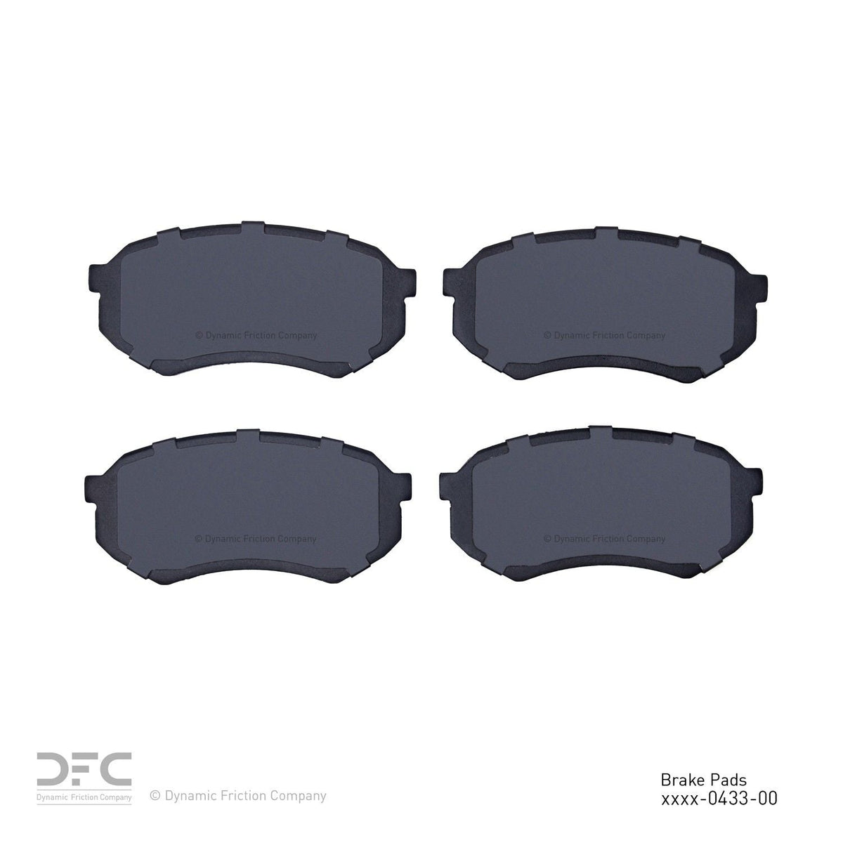 DFC 89-04 Mitsubishi Fuso FE Front 5000 Advanced Semi Metallic Brake Pads
