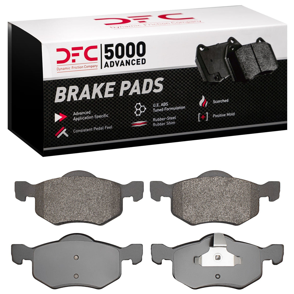 DFC 01-05 Ford Escape Front 5000 Advanced Semi Metallic Brake Pads