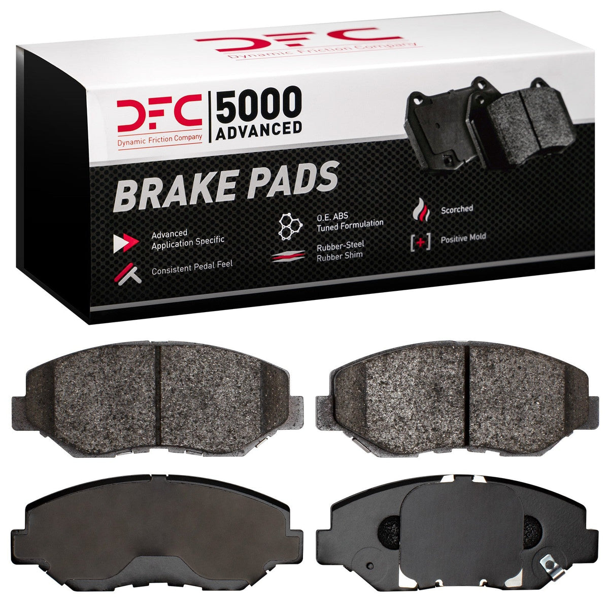 DFC 13-14 Honda Fit (USA/Canada) Front 5000 Advanced Ceramic Brake Pads