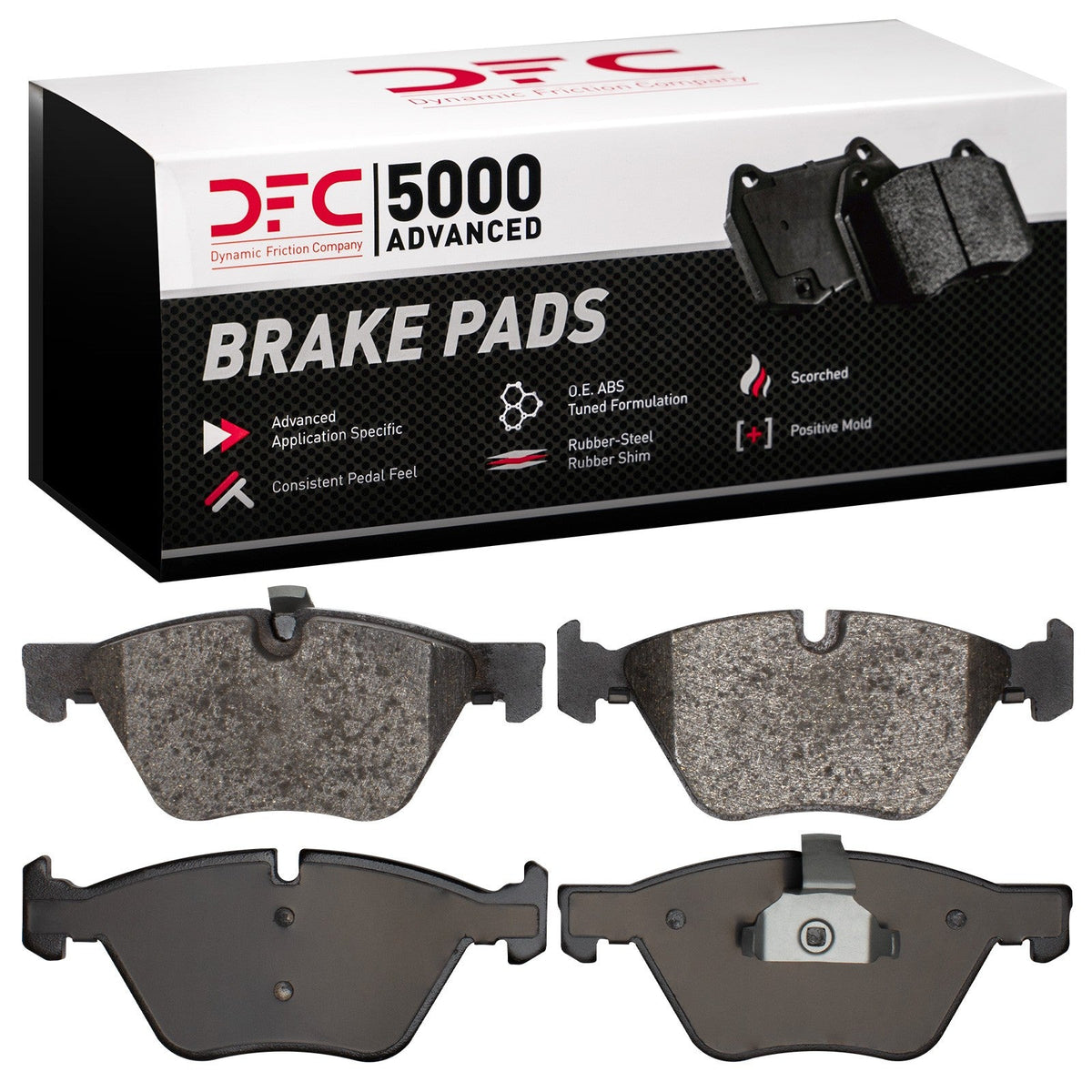 DFC 06-10 BMW 330i Front 5000 Advanced Low Metallic Brake Pads