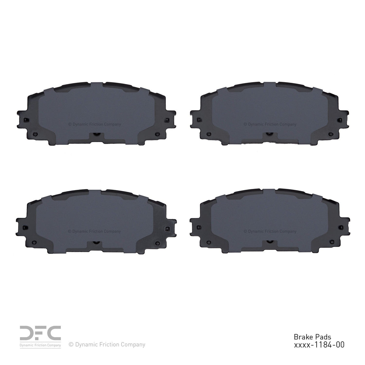 DFC 12-19 Scion IQ Front 5000 Advanced Ceramic Brake Pads