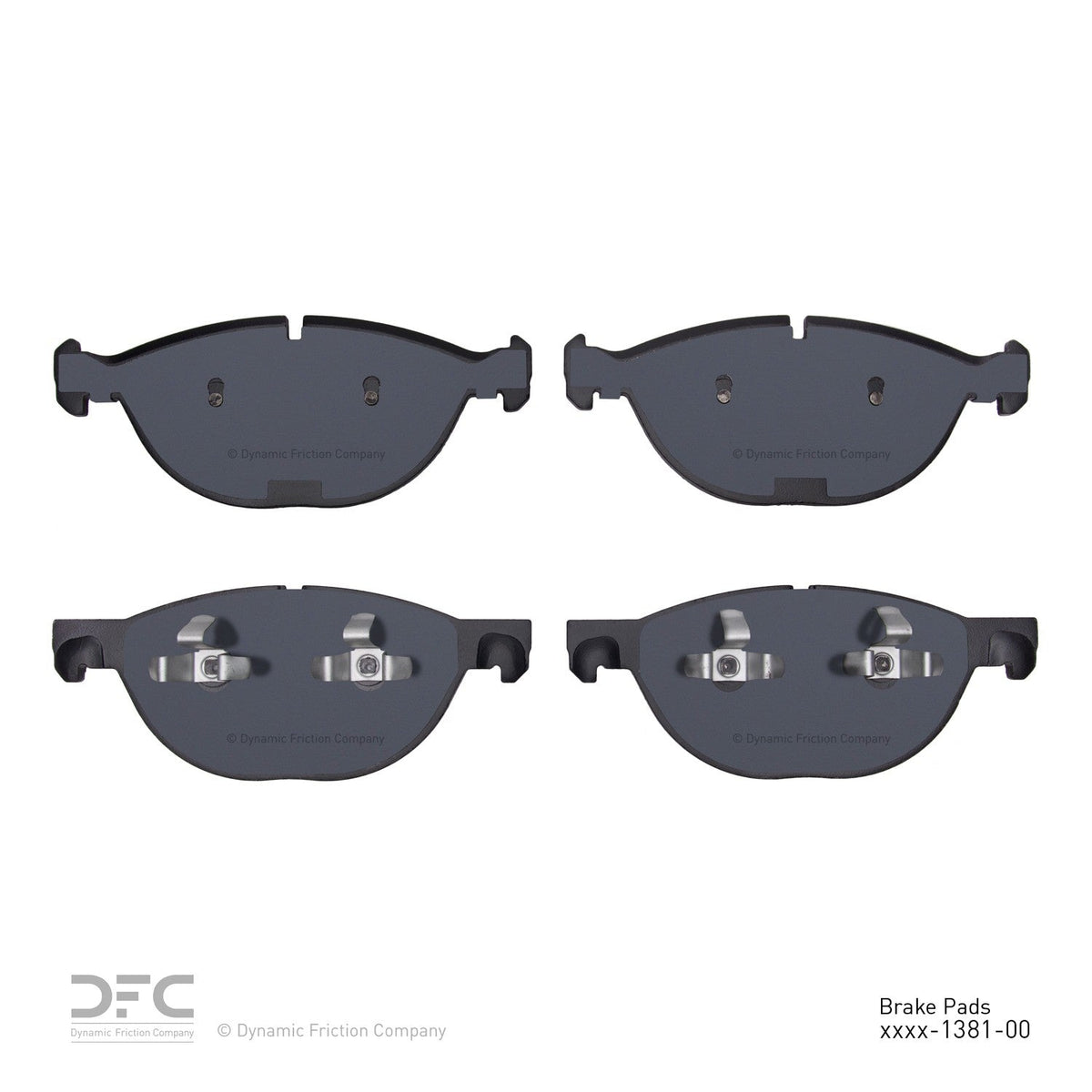 DFC 08-14 BMW X6 Front 5000 Advanced Low Metallic Brake Pads
