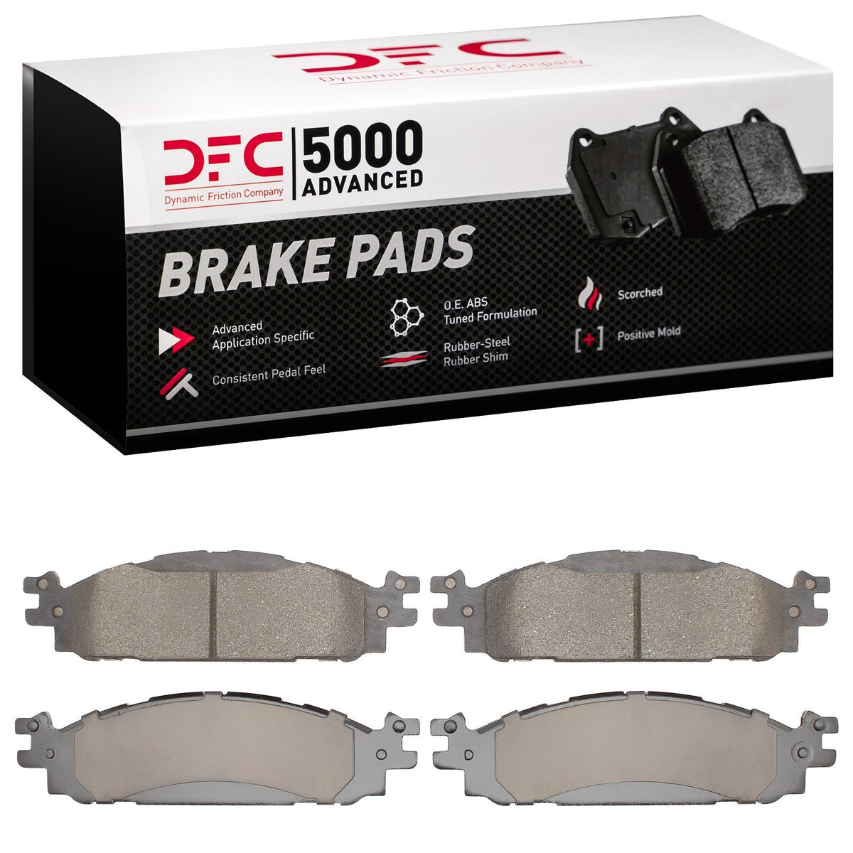 DFC 09-10 Ford Taurus SHO Front 5000 Advanced Ceramic Brake Pads