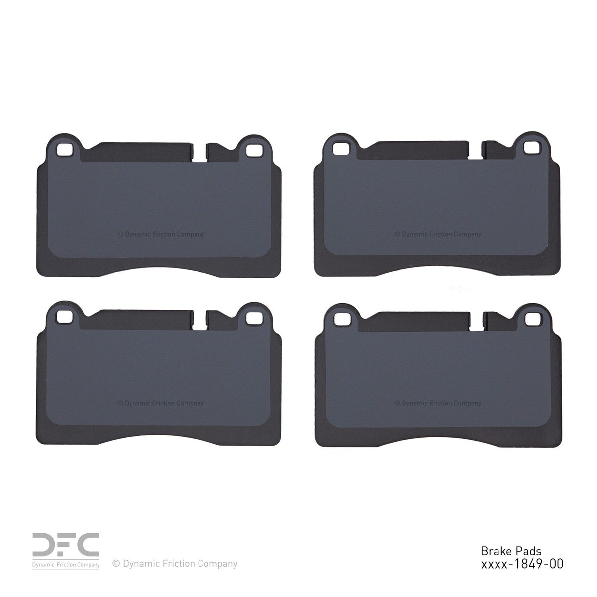 DFC 16-24 Chevrolet Corvette Rear 5000 Advanced Low Metallic Brake Pads