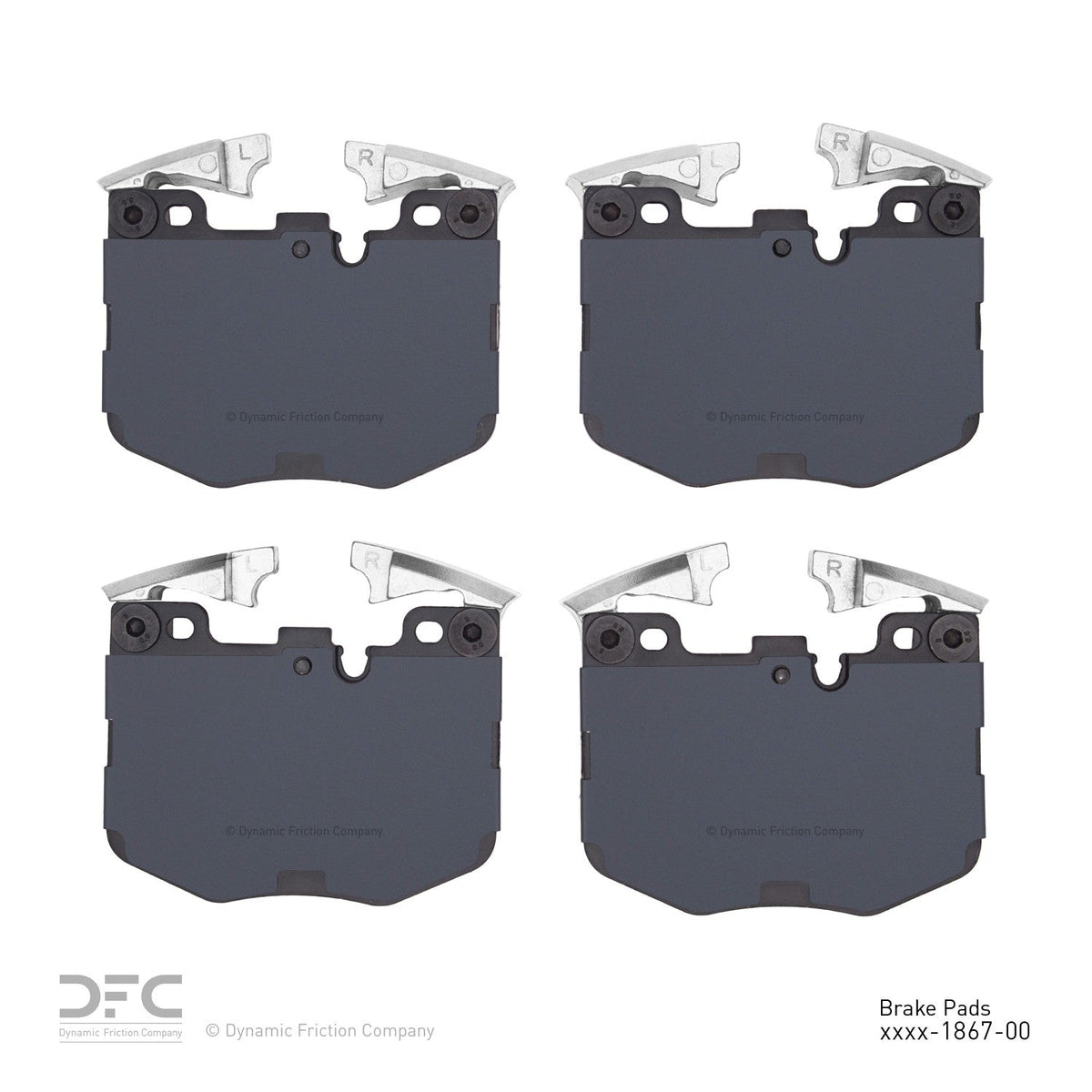 DFC 17-25 BMW 530I Front 5000 Advanced Low Metallic Brake Pads