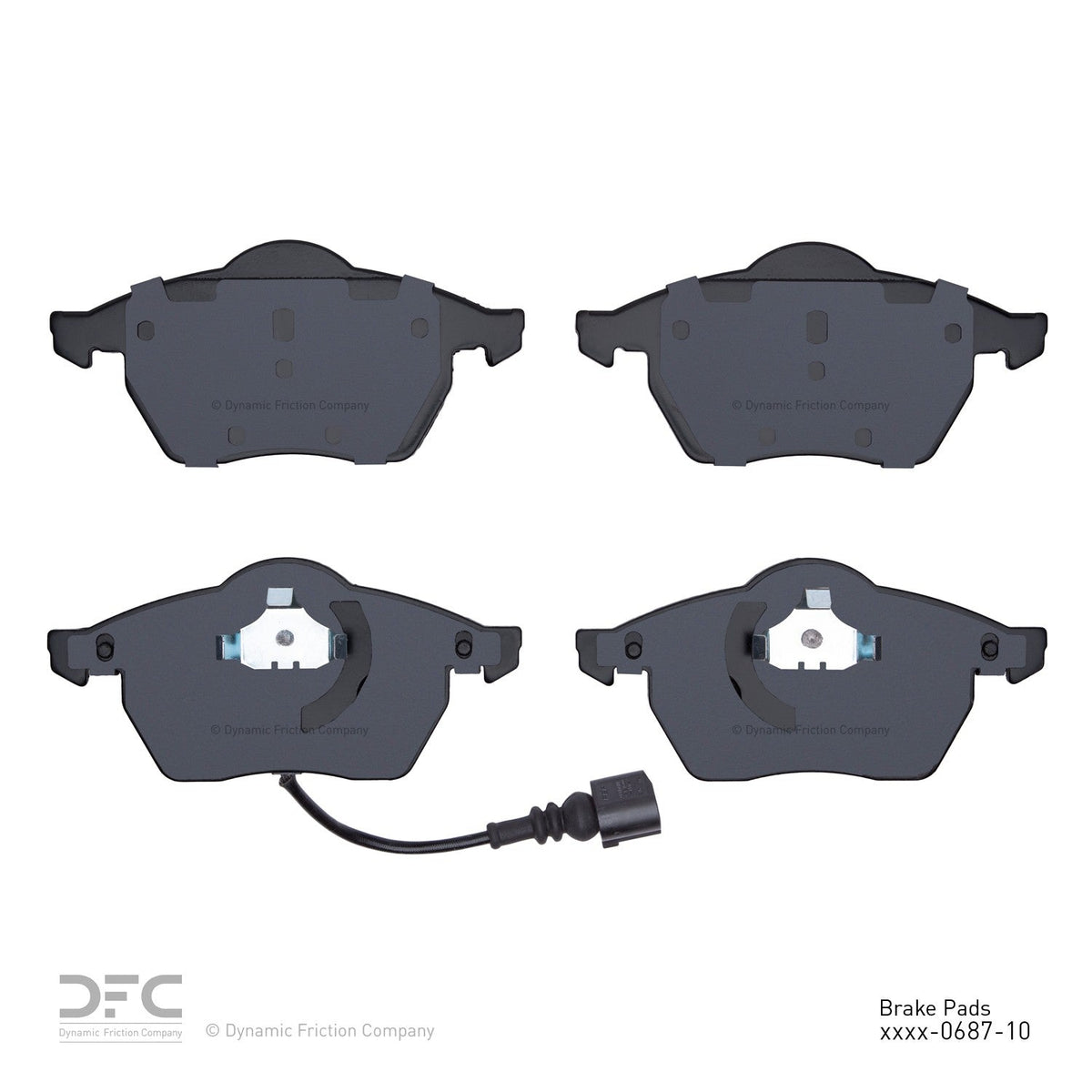DFC 00-06 Audi TT Quattro Front 5000 Advanced Low Metallic Brake Pads