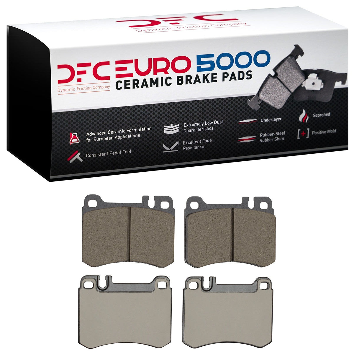 DFC 86-89 Mercedes-Benz 560SL Front Euro 5000 Ceramic Brake Pads