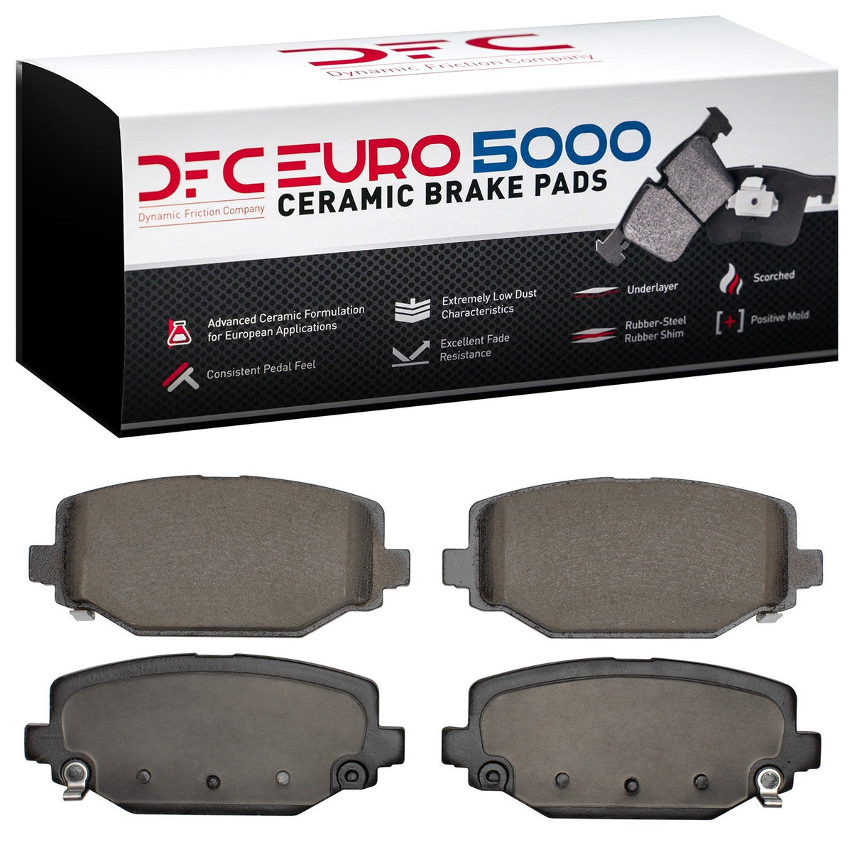 DFC 12-20 Chrysler Town & Country Rear Euro 5000 Ceramic Brake Pads