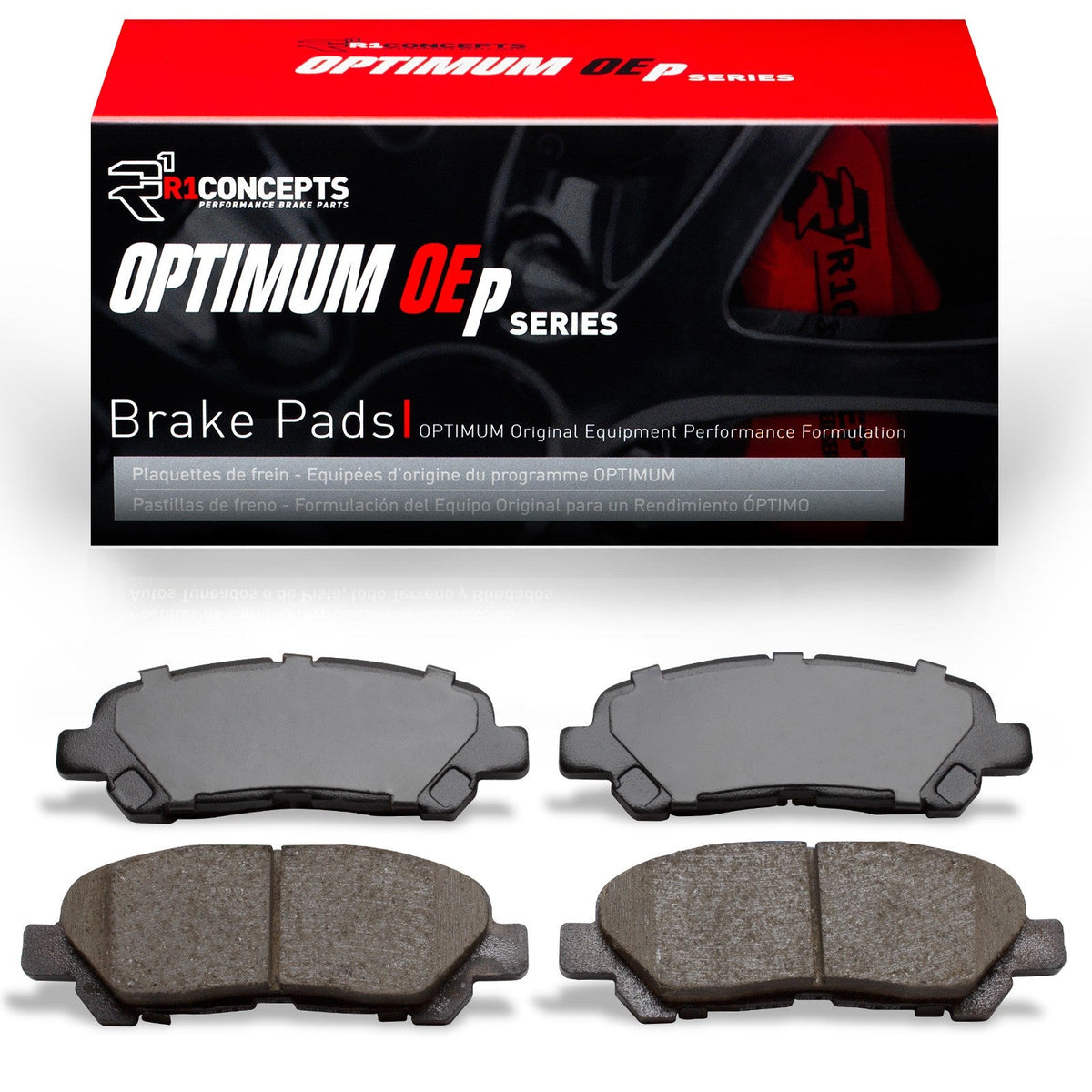 R1 08-13 Toyota Highlander Rear R1 Optimum OE Brake Pads