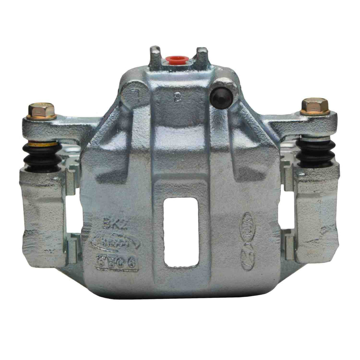 DFC 06-11 Hyundai Accent Front-L Premium Caliper - Silver Zinc Coated