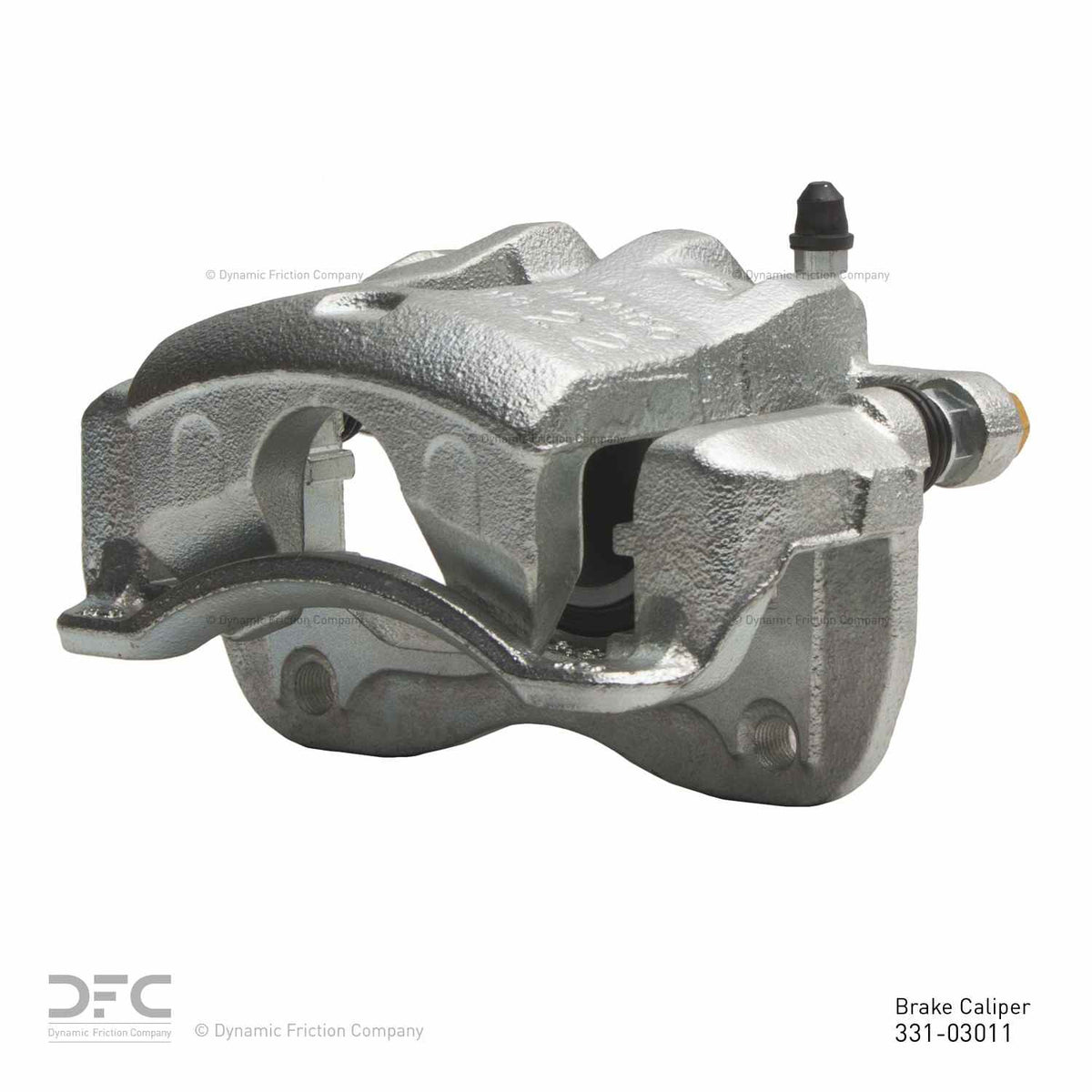 DFC 12-17 Hyundai Accent Front-L Premium Caliper - Silver Zinc Coated