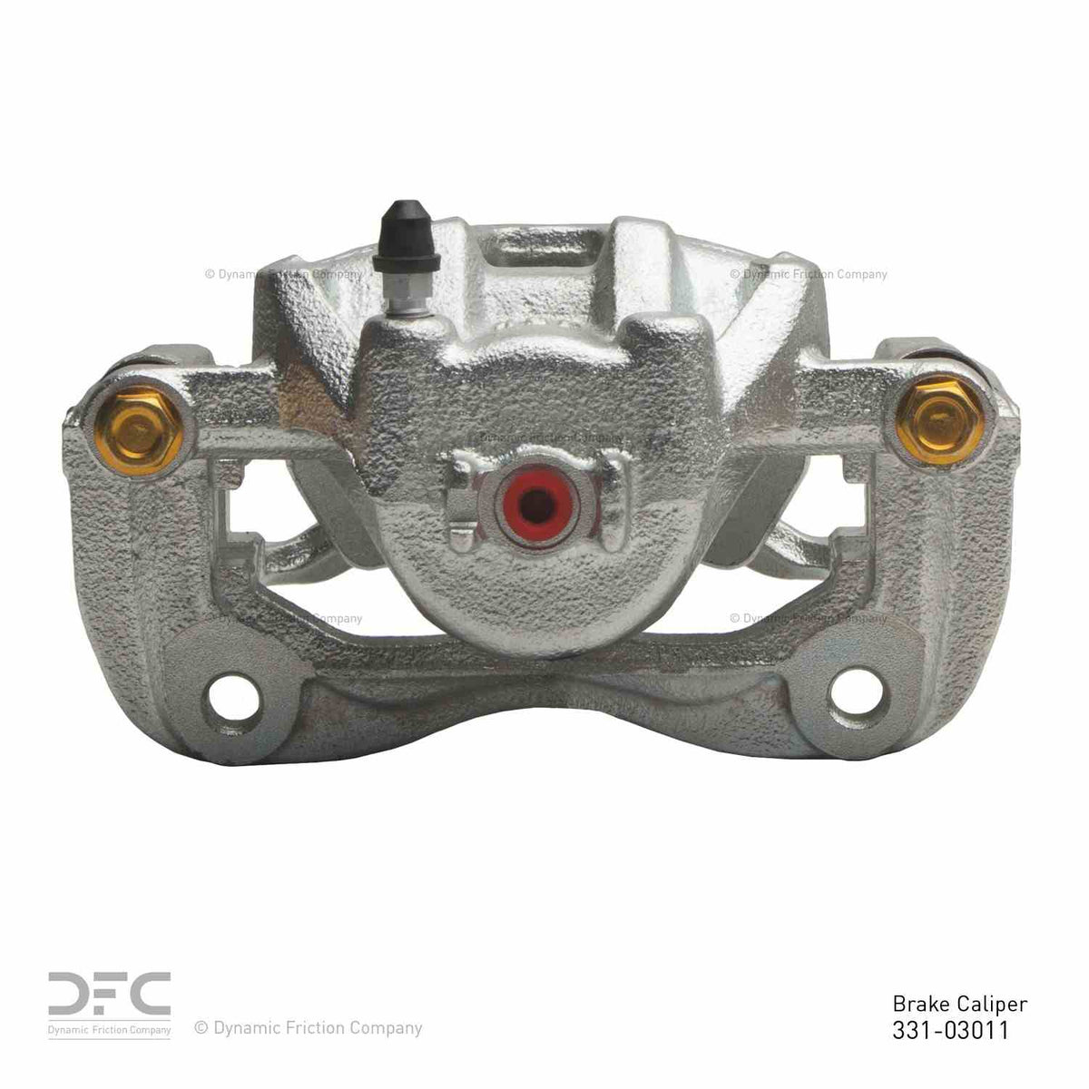 DFC 12-17 Hyundai Accent Front-L Premium Caliper - Silver Zinc Coated