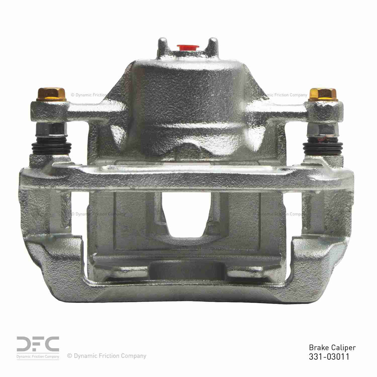 DFC 12-17 Hyundai Accent Front-L Premium Caliper - Silver Zinc Coated