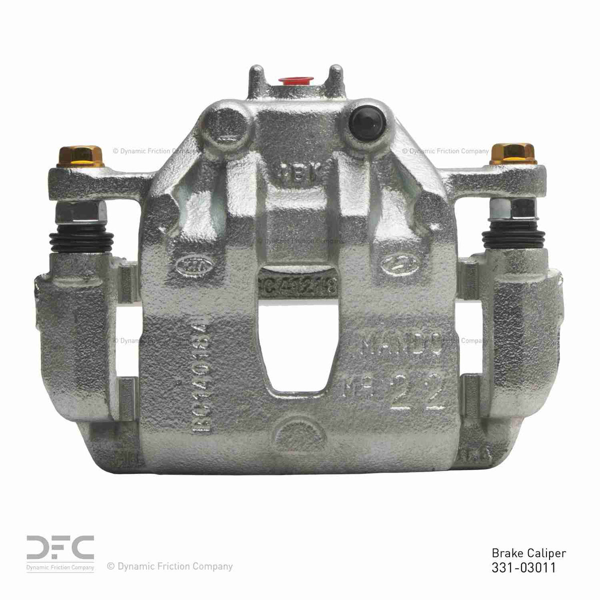 DFC 12-17 Hyundai Accent Front-L Premium Caliper - Silver Zinc Coated