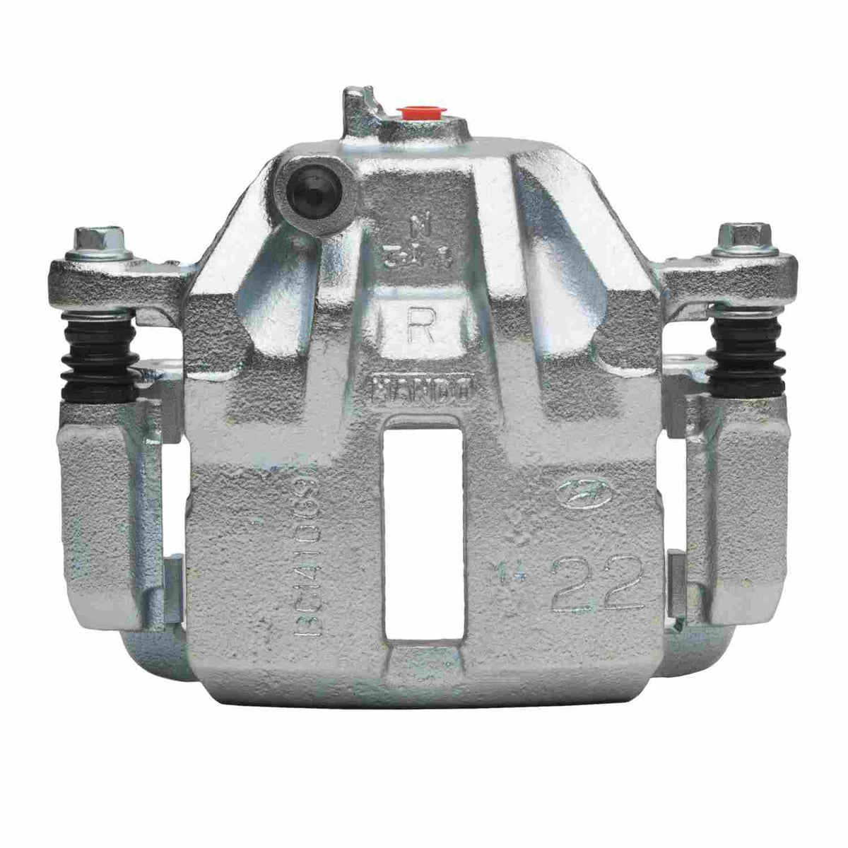 DFC 02-05 Hyundai Elantra Front-R Premium Caliper - Silver Zinc Coated