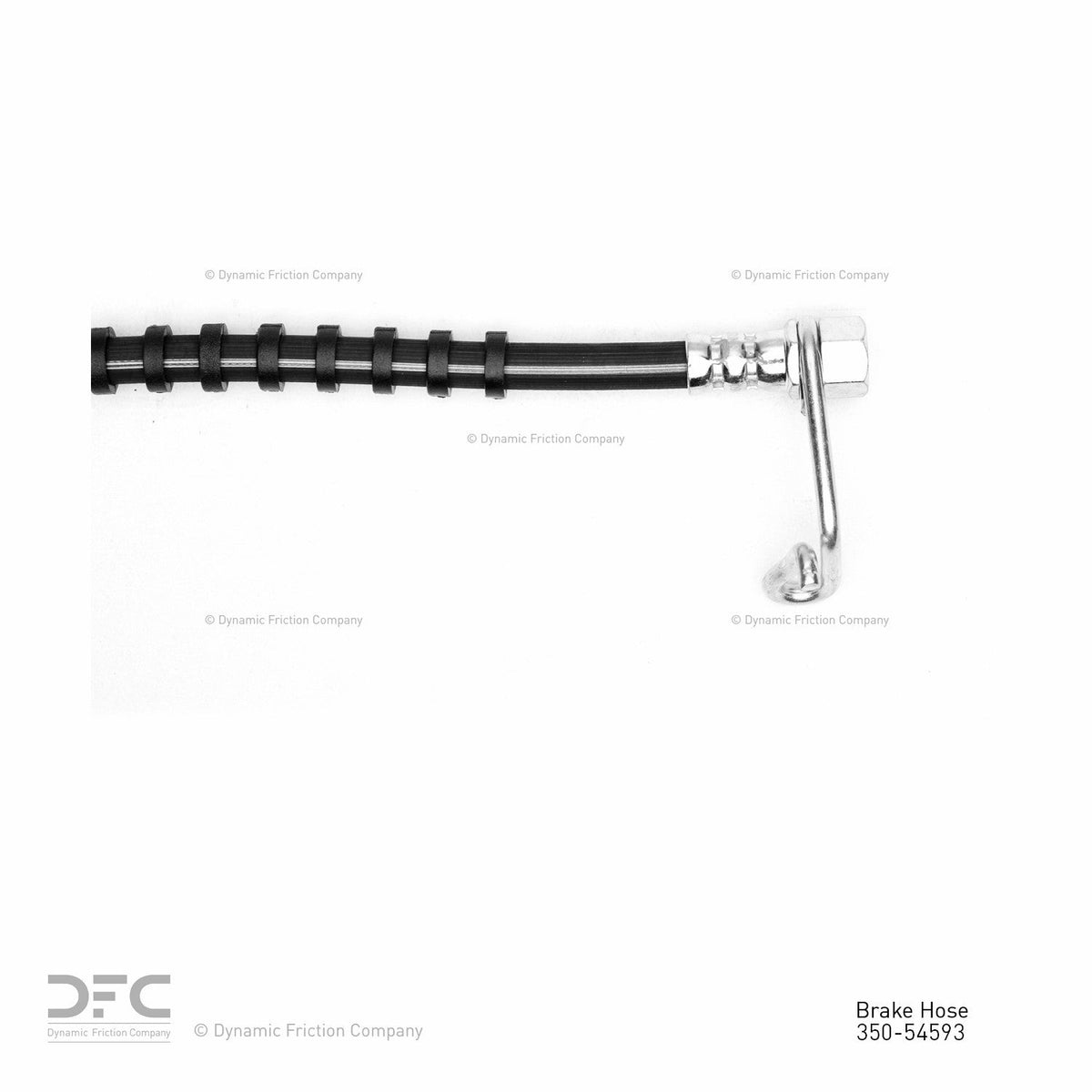 DFC 99-00 Ford F-350 Super Duty 4WD Rear-L lo Brake Hose