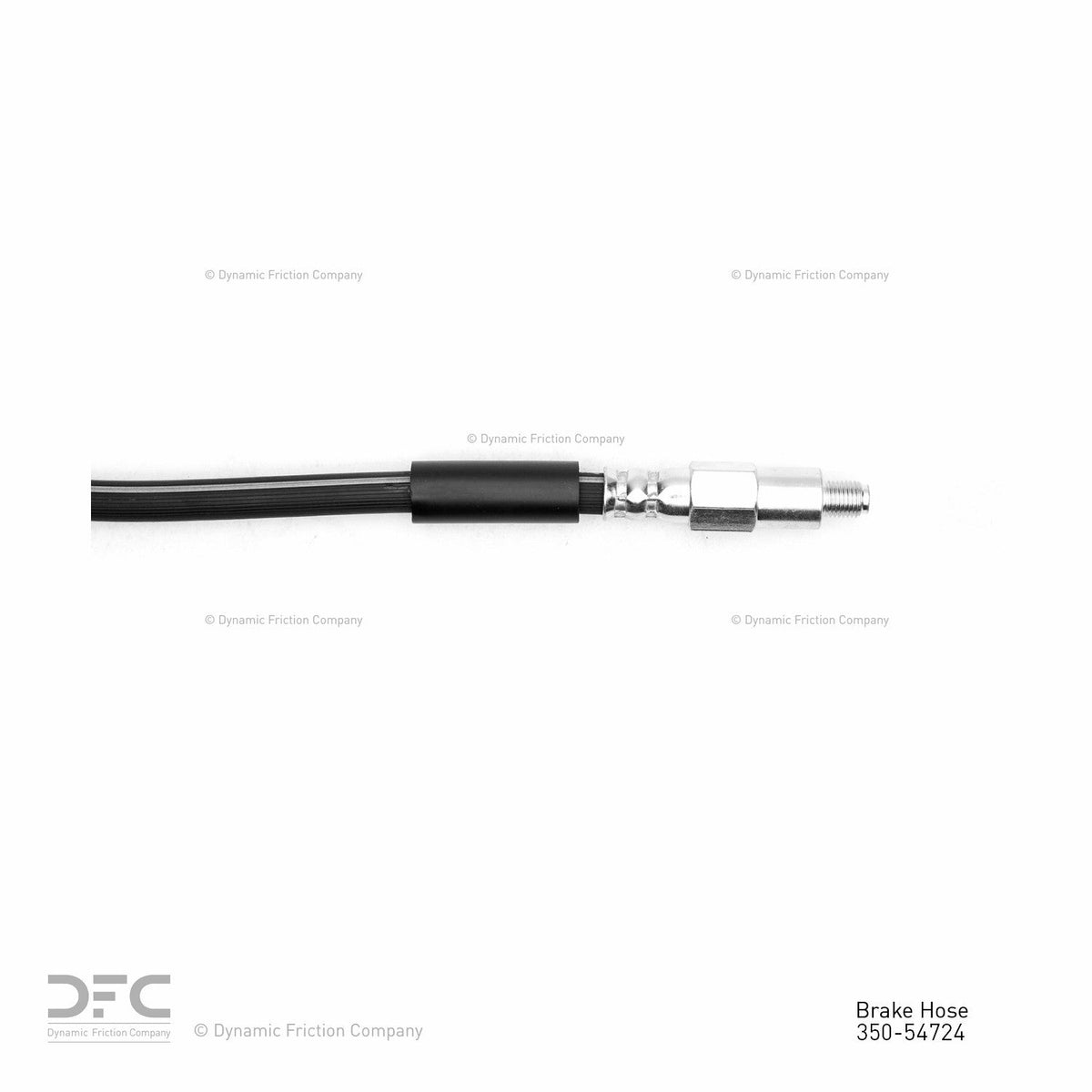 DFC 68-69 Ford F600 Conventional (w/Front Drum Brakes) Front Left/Front Brake Hose