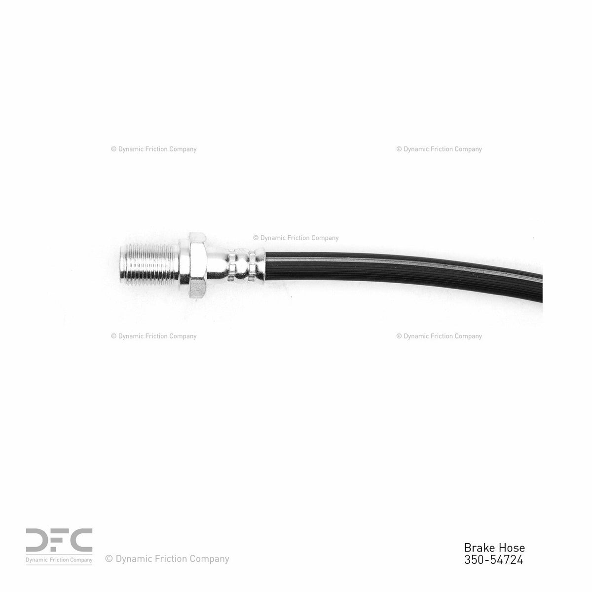 DFC 68-69 Ford F600 Conventional (w/Front Drum Brakes) Front Left/Front Brake Hose