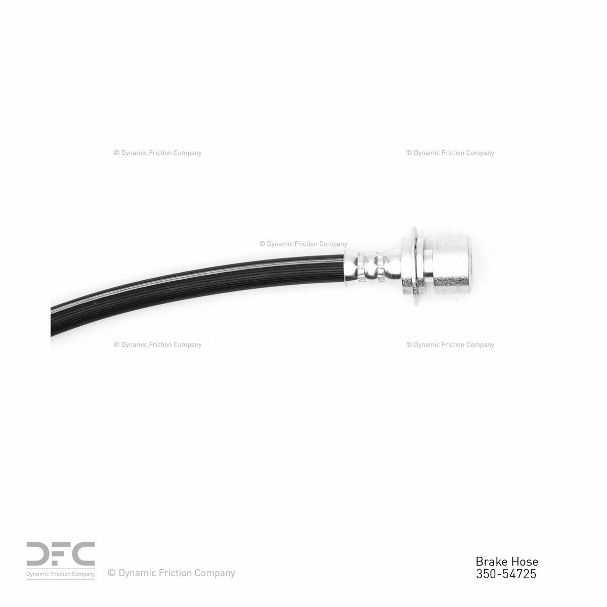 DFC 80-83 Ford F600 Conventional (w/Front Drum Brakes) Fr Frwd L/Fr L Up Brake Hose