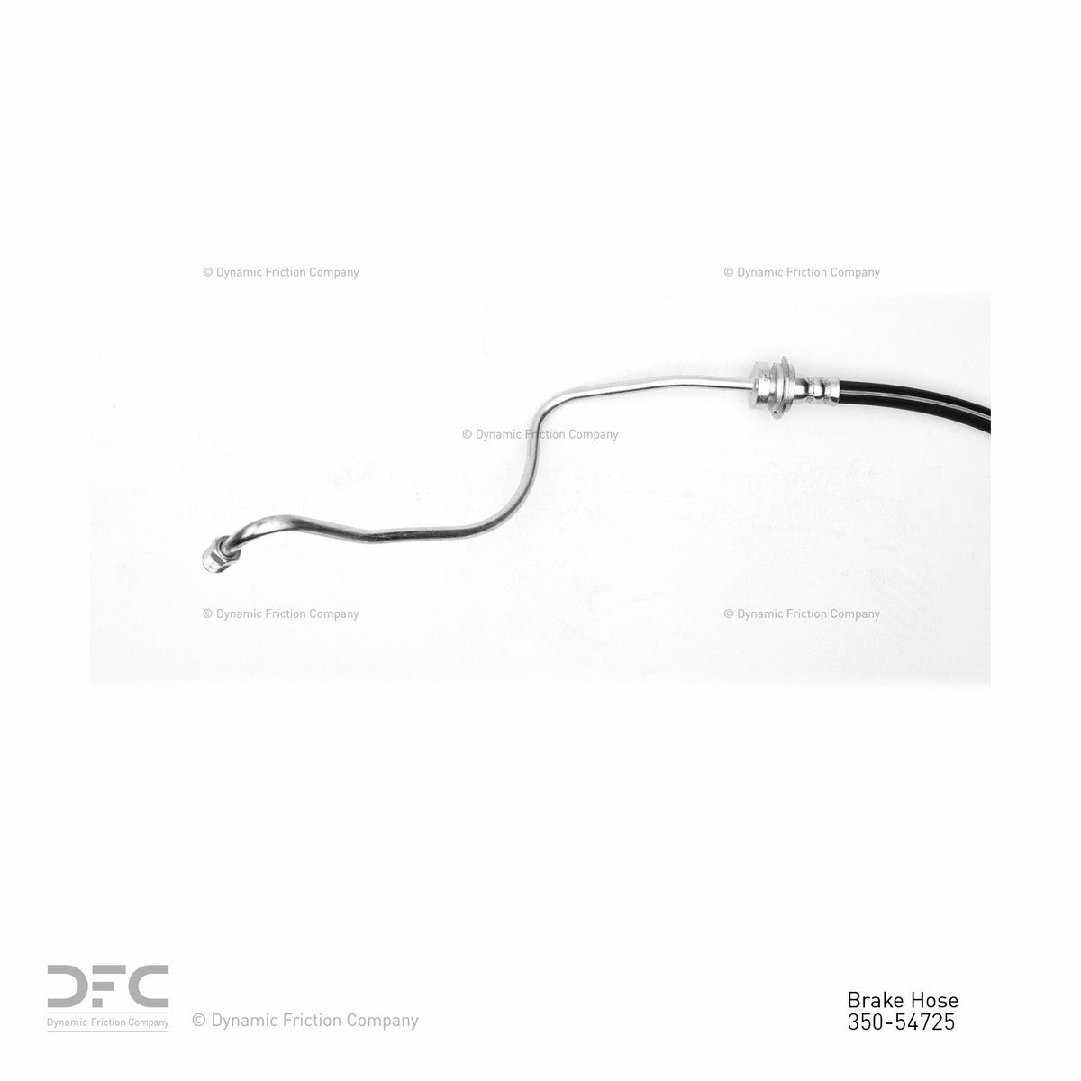 DFC 80-83 Ford F600 Conventional (w/Front Drum Brakes) Fr Frwd L/Fr L Up Brake Hose