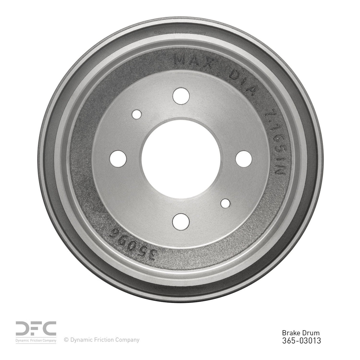 DFC 00-02 Hyundai Accent Rear True Balanced Brake Drum