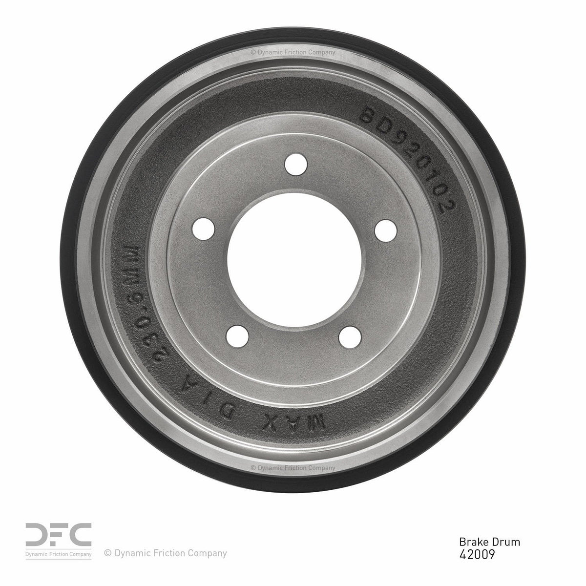 DFC 07-17 Chrysler Sebring Rear True Balanced Brake Drum