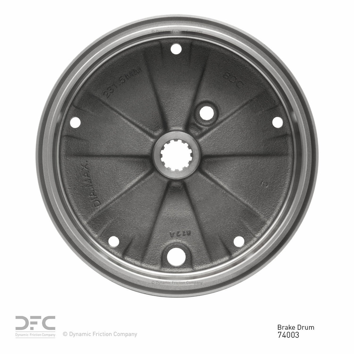 DFC 58-72 Volkswagen Karmann Ghia Rear True Balanced Brake Drum