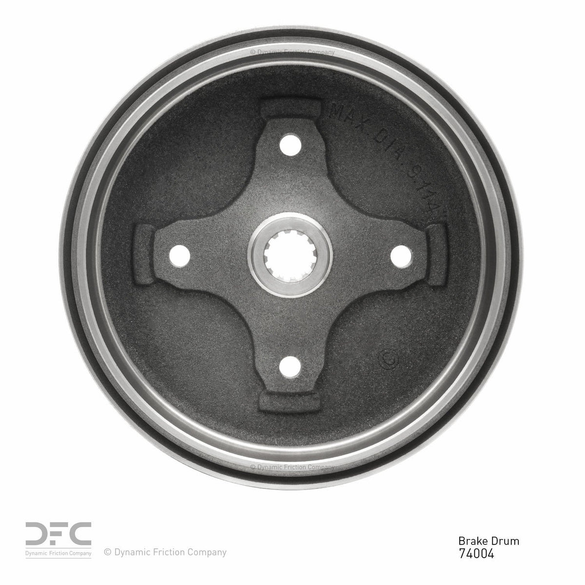DFC 66-80 Volkswagen Karmann Ghia Rear True Balanced Brake Drum