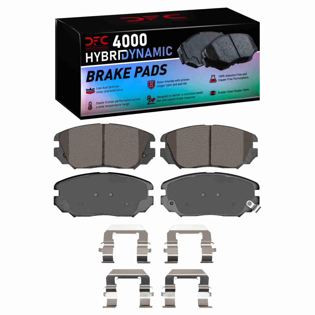 DFC 10-20 Buick Regal Front 4000 HybriDynamic Brake Pads and Hardware Kit