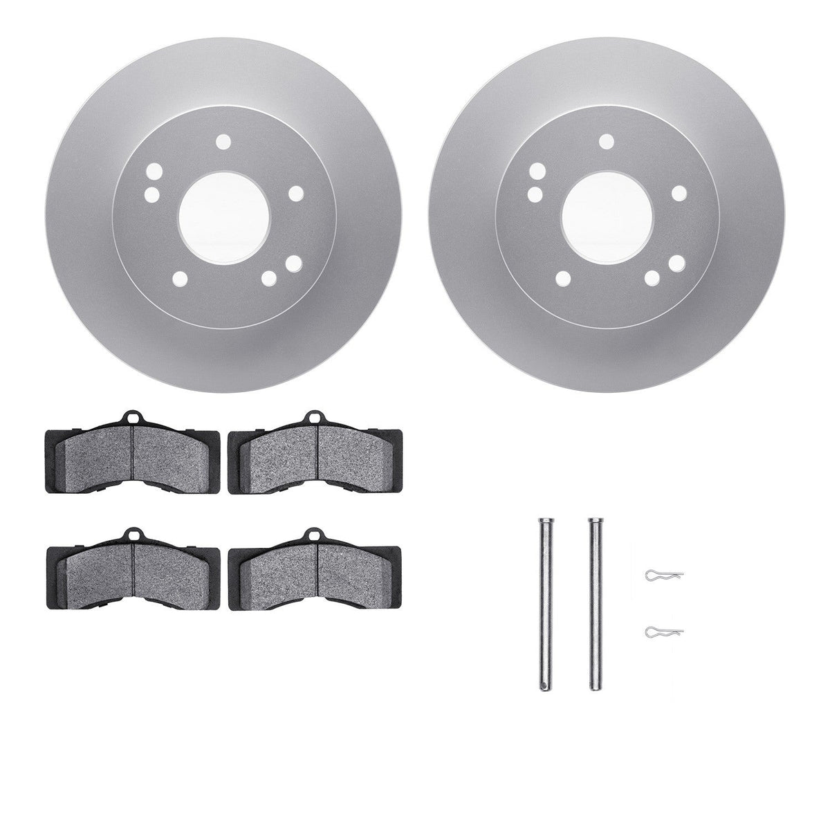 DFC 63-82 Chevrolet Camaro Front Geospec Rotors with Heavy Duty Brake Pads w/Hardware