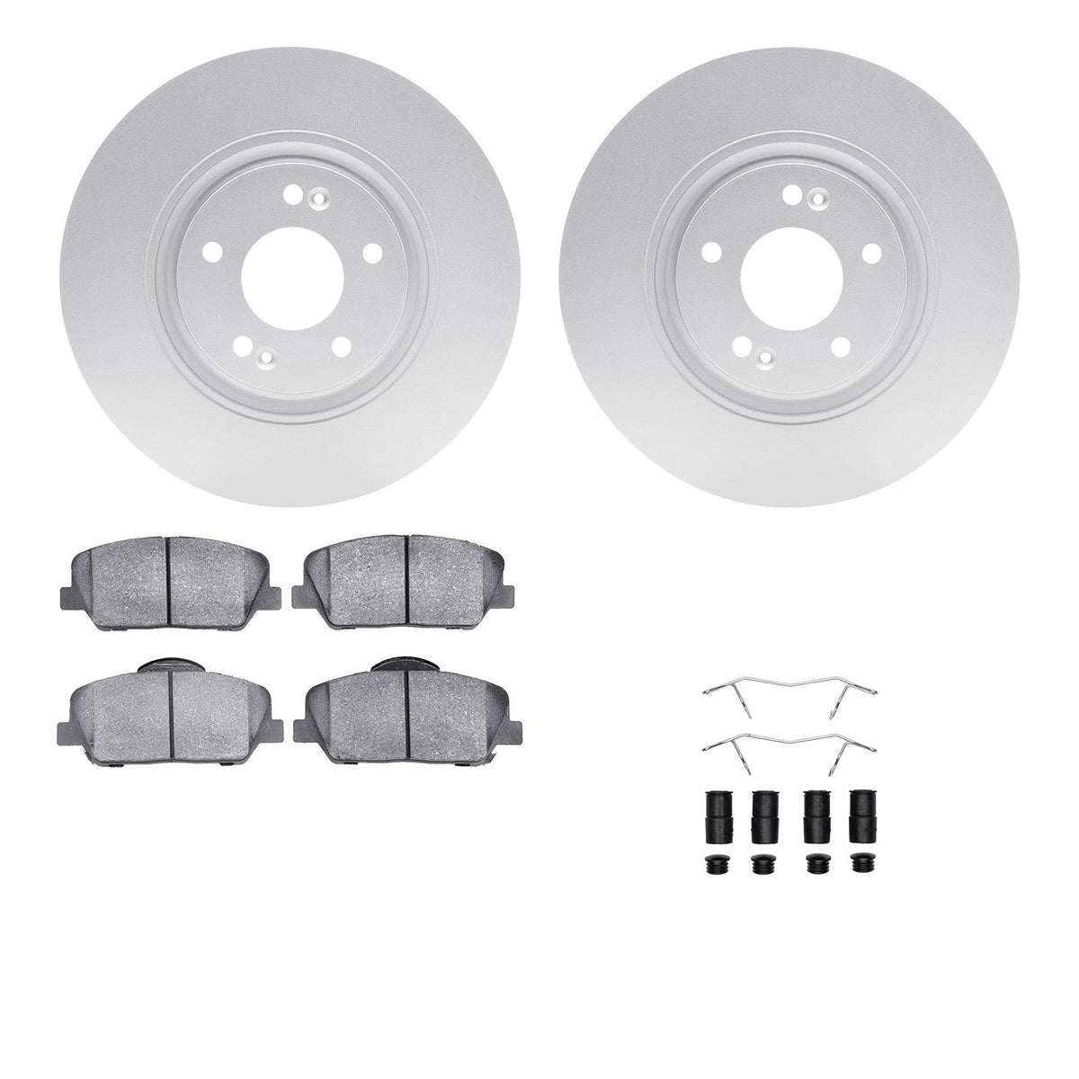 DFC 11-15 Kia Optima Front Geospec Rotors with 5000 Advanced Brake Pads w/Hardware