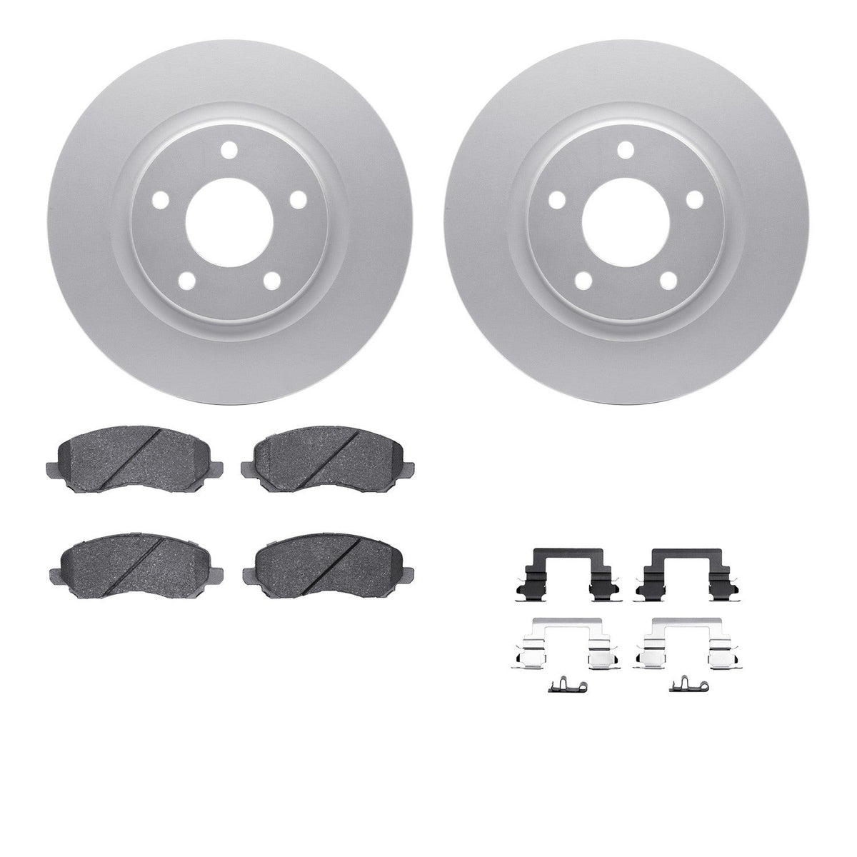 DFC 07-24 Chrysler 200 Front Geospec Rotors with 5000 Advanced Brake Pads w/Hardware