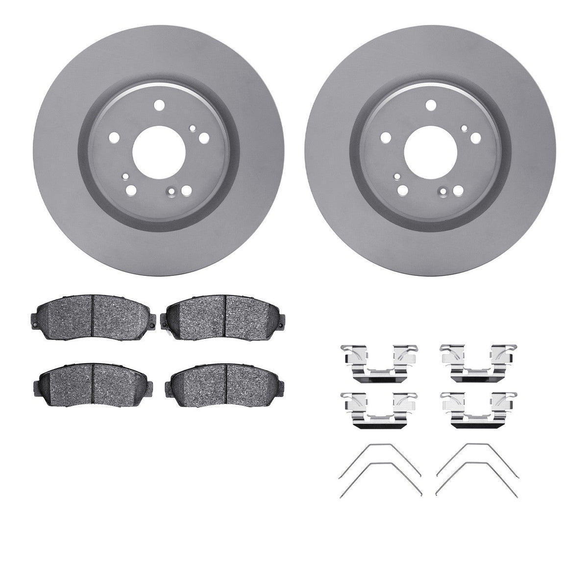 DFC 19-25 Acura RDX Front Geospec Rotors with 5000 Advanced Brake Pads w/Hardware