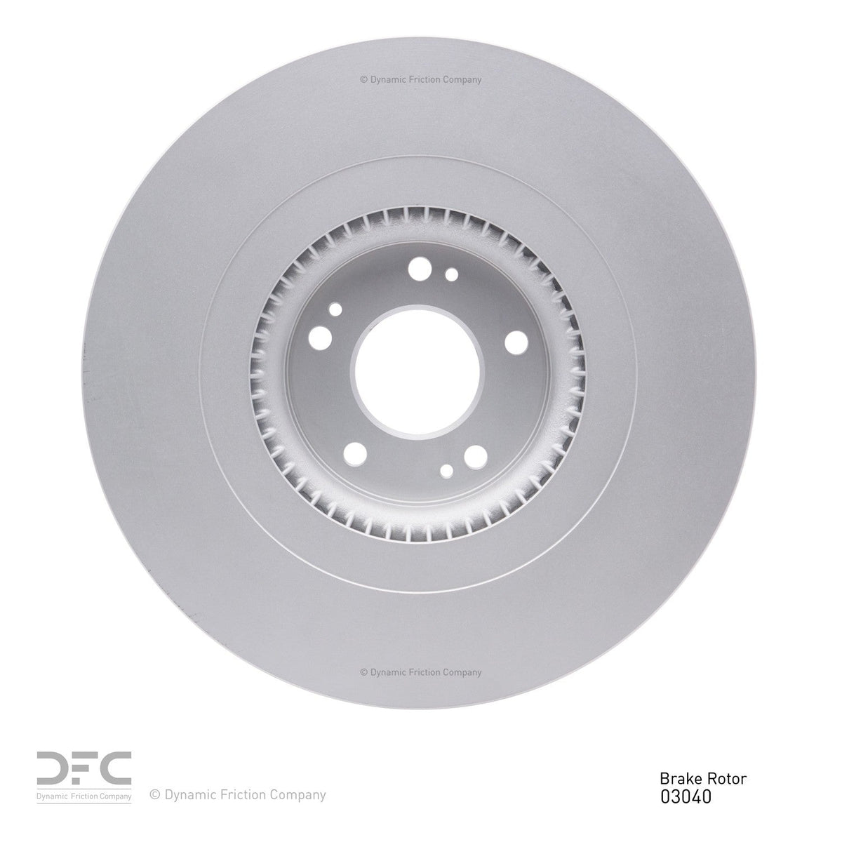 DFC 12-17 Genesis G80 Front GeoSPEC Coated Rotor