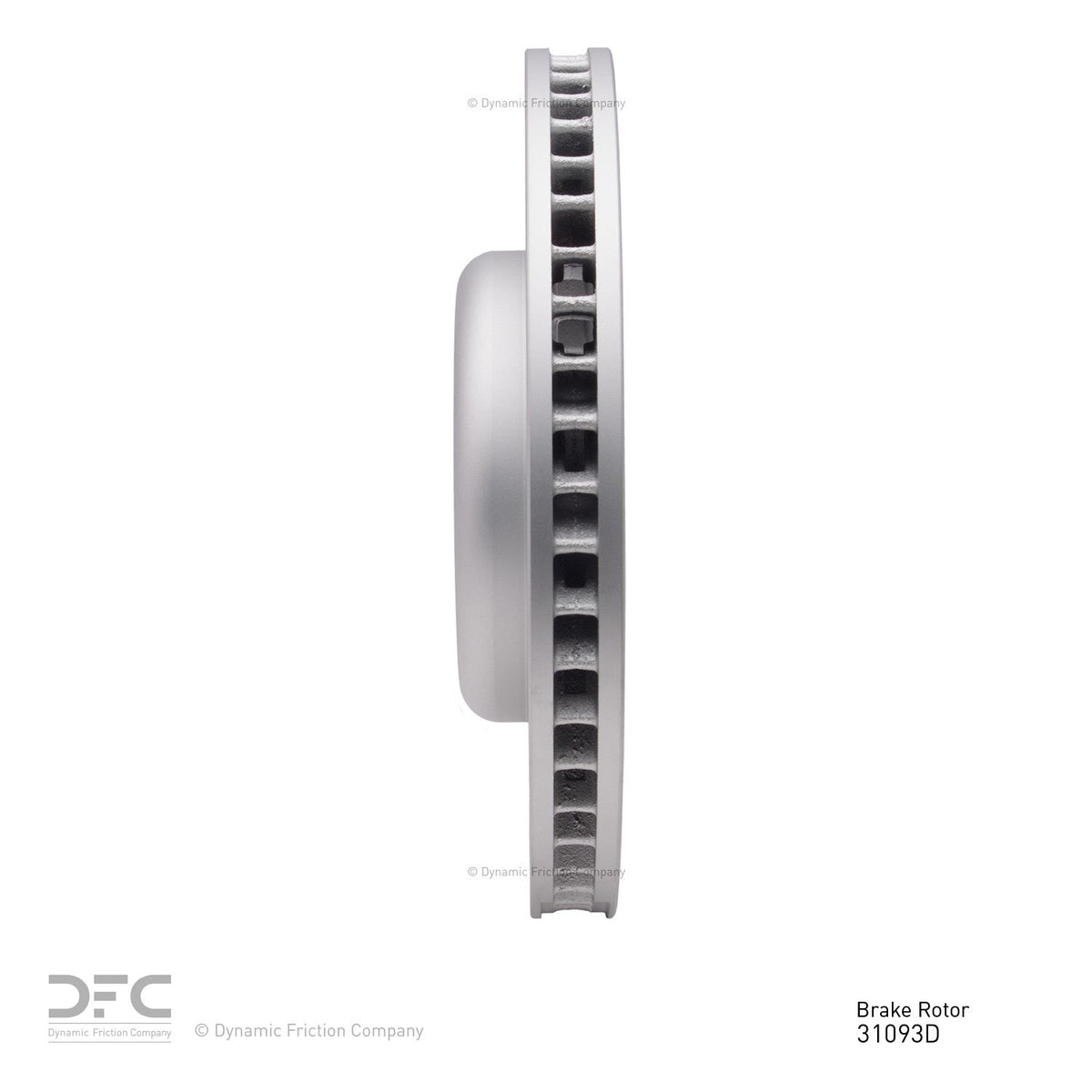 DFC 09-17 BMW 750Li xDrive Right Front GeoSPEC Coated Rotor