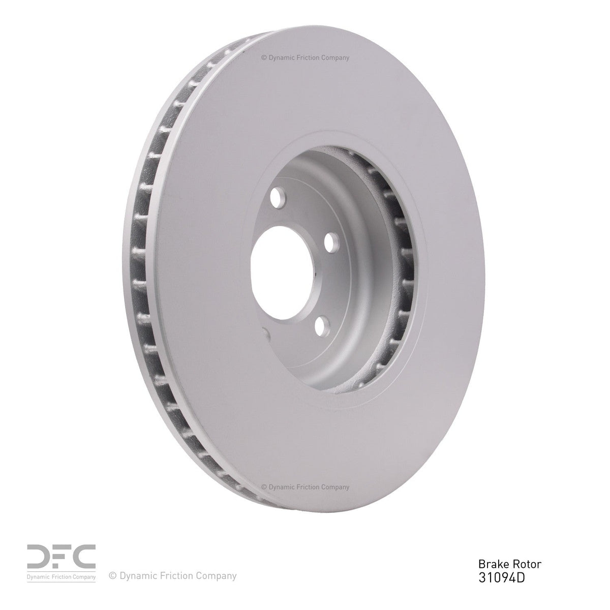 DFC 09-17 BMW 550i GT Left Front GeoSPEC Coated Rotor