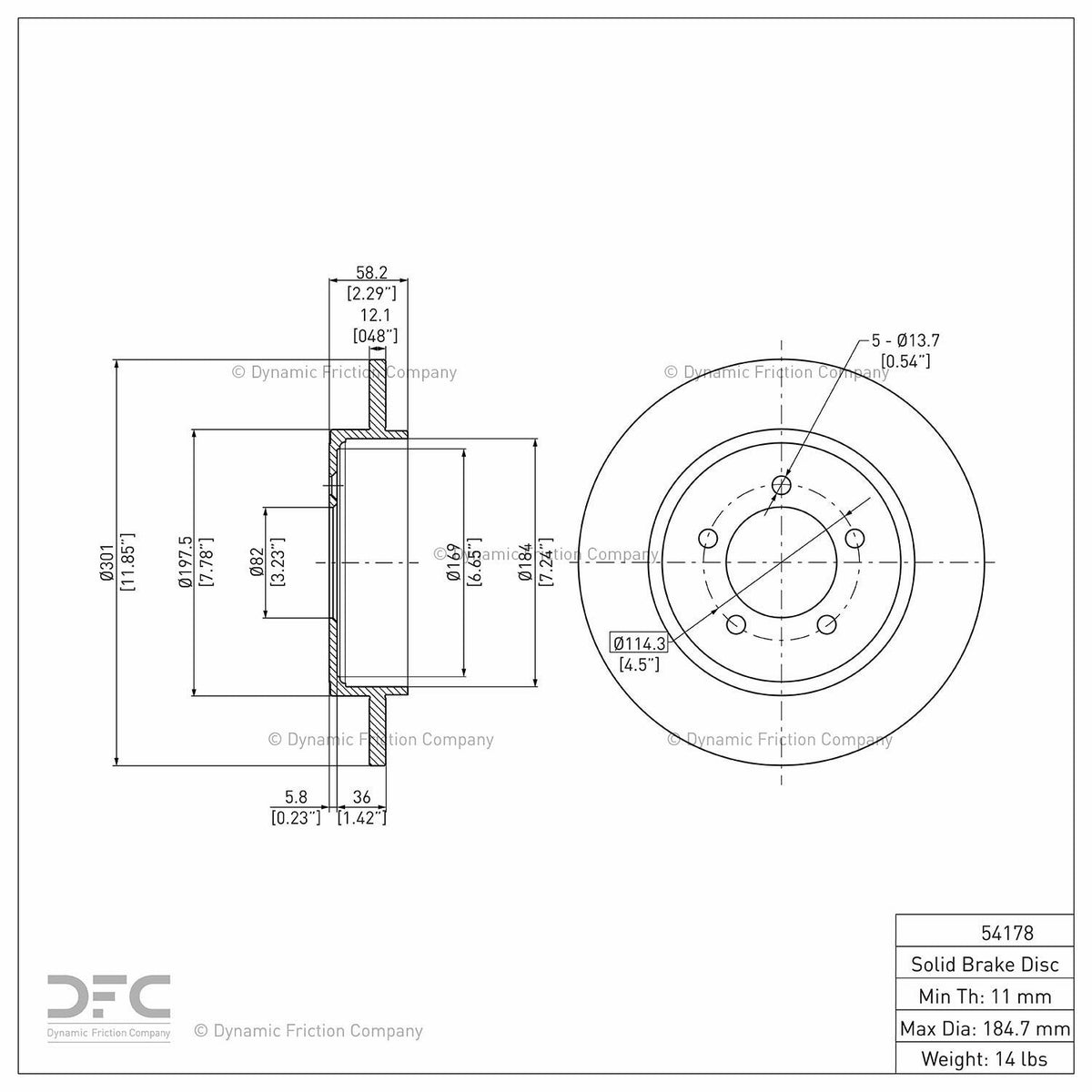 DFC 02-10 Ford Explorer Rear GeoSPEC Coated Rotor