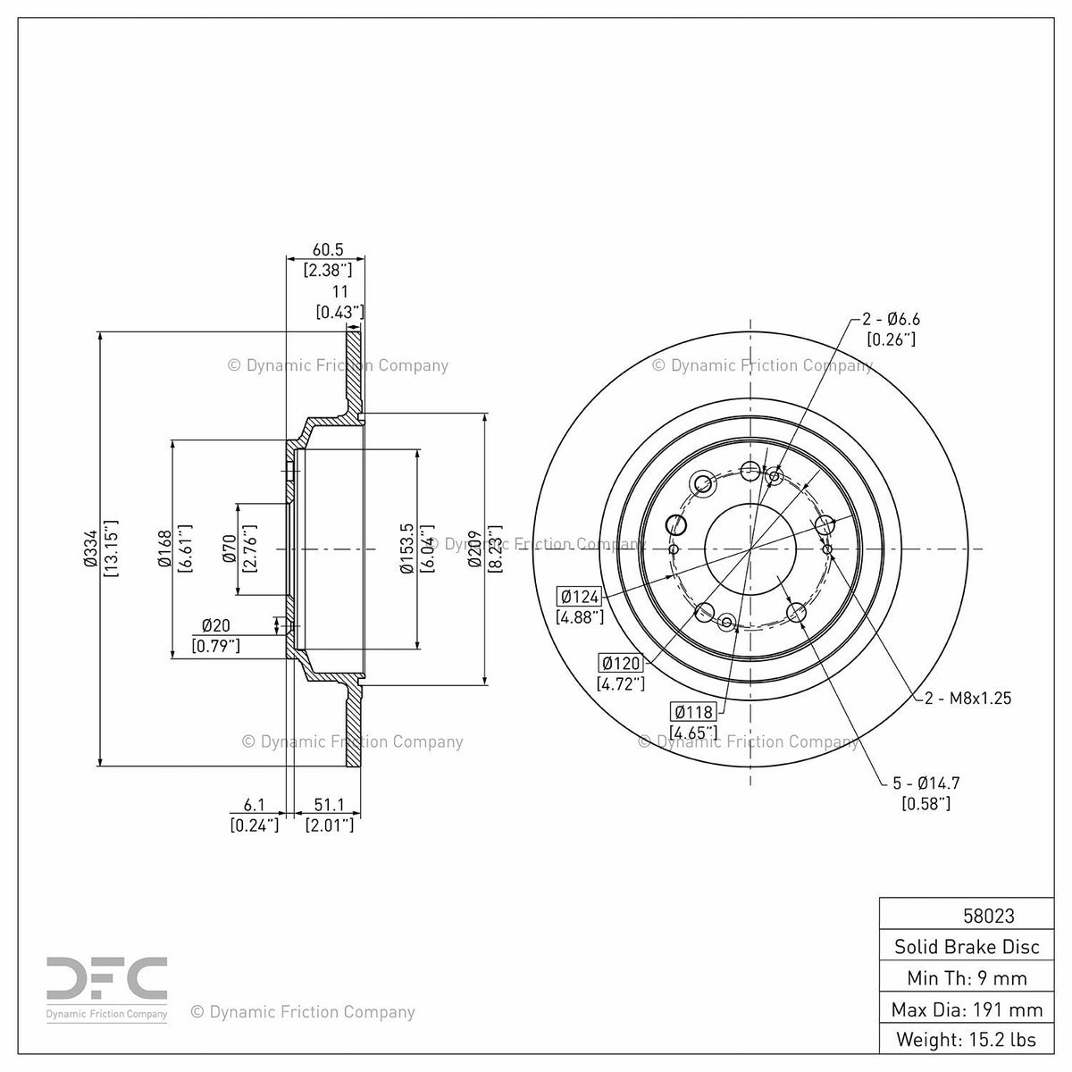 DFC 09-14 Acura TL Rear GeoSPEC Coated Rotor