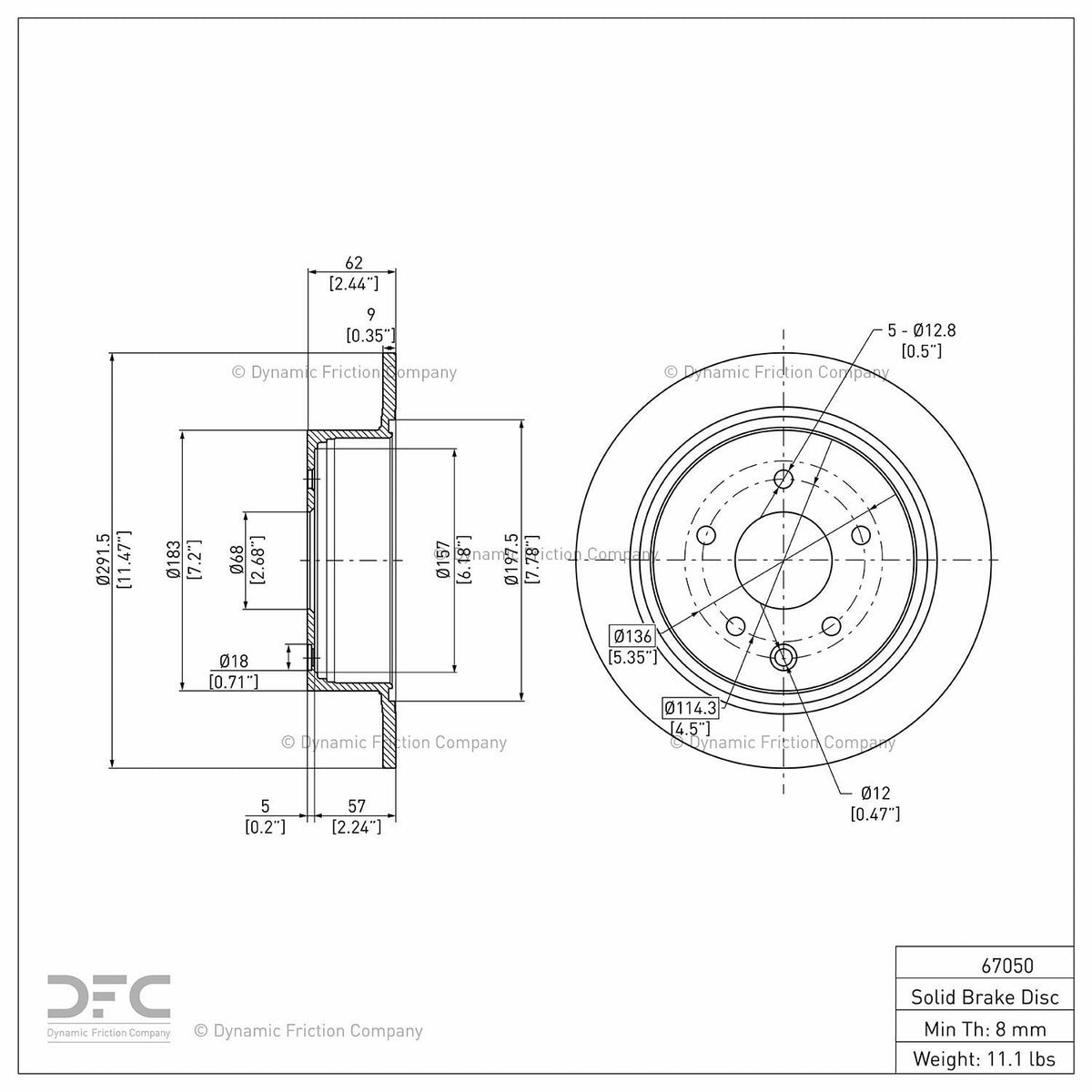 DFC 02-25 Nissan Juke Rear GeoSPEC Coated Rotor