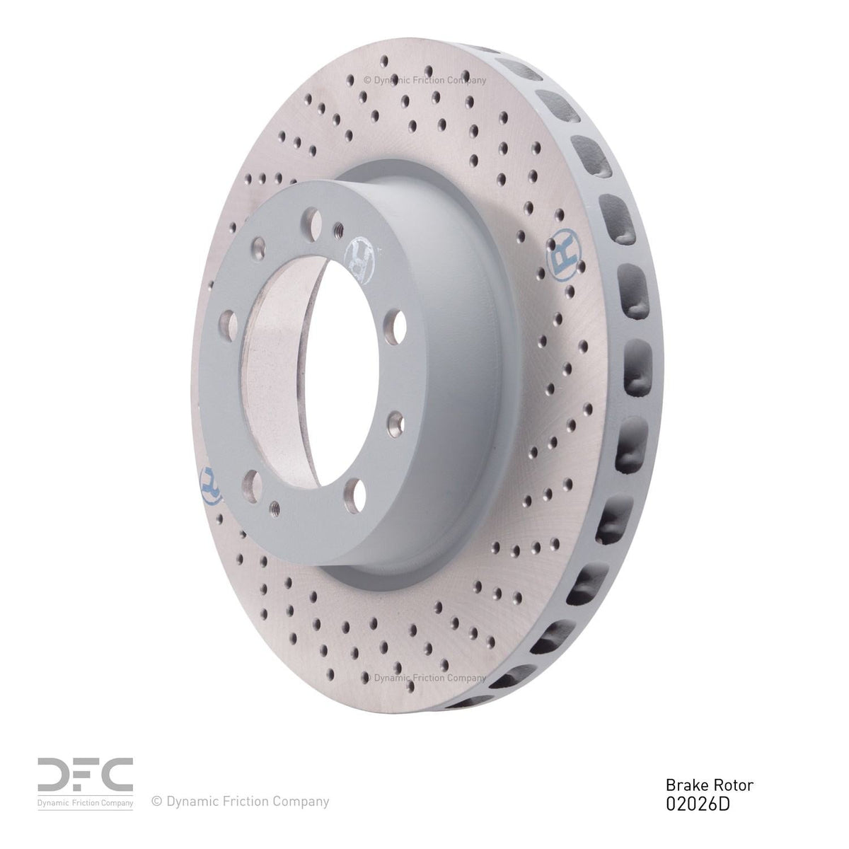DFC 94-98 Porsche 911 Right Front Drilled Brake Rotor